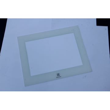 Controles digitais de toque em LED de vidro temperado branco